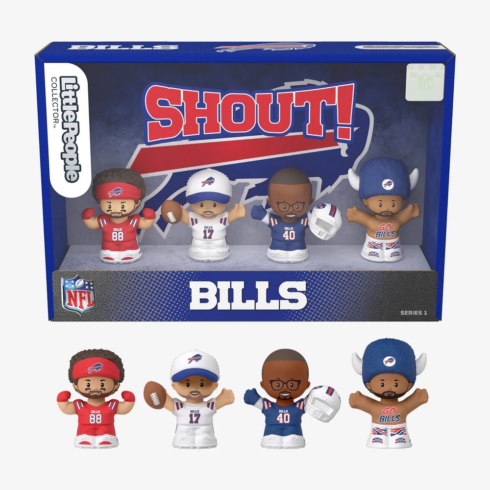 Buffalo Bills Fisher Price Little People SHOUT! Figure Set